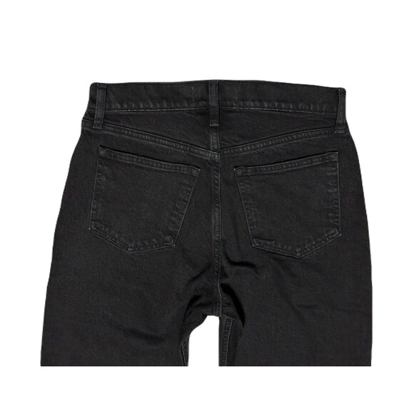 NEW Abercrombie Womens 27 4R High Rise 90s Relaxed Fit Jeans Black Charcoal Wash - Picture 7 of 8